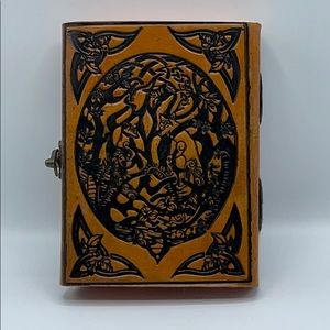 Handmade leather journal